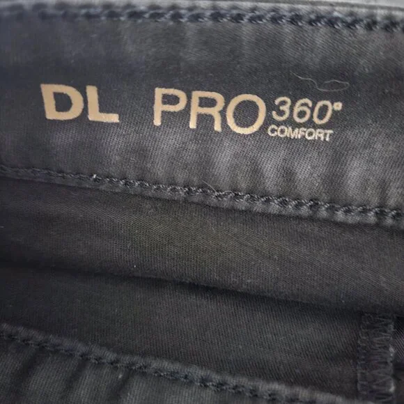 DL1961 Florence Insta Sculpt Epiphany Black Coated Moto Skinny Jean 30 - Picture 6 of 9